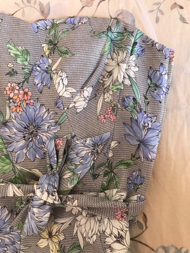 Tuta abito vestito h\u0026m fiori pantapalazzo | eBay