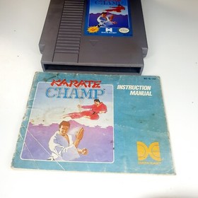 Karate Champ - ORIGINAL NES Nintendo Game Tested + Working & Authentic W/Manual