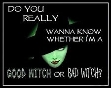 Do You Really Want To Know Whether I'm A Good Witch Or Bad Witch? Hmmm... MAGNET