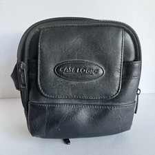 CASE LOGIC Camera Case Media CD Travel Bag Black Adjustable Shoulder Strap