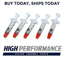 5pcs Lot High Performance Silver Thermal Compound Paste Grease CPU GPU Syringe