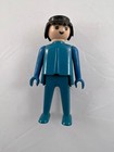 Playmobil All Blue Figurine with Black Hair 1974 Action Figure — photo 1