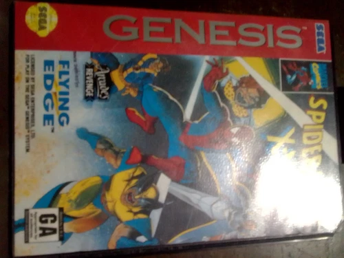 spiderman xmen sega Genesis video game