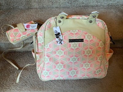 Petunia Pickle Bottom Sashay Satchel Diaper Bag PLUS Cross Body Bag - NEW $223
