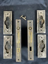 Norwalk Moorish Double Pocket Door Set Aesthetic  Victorian Eastlake H-22020 Key