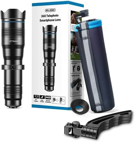 Apexel High Power 36x HD Telephoto Lens with Tripod for iPhone XR XS