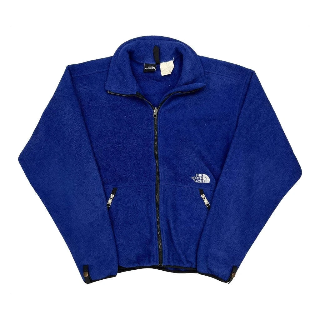 The North Face Fleece Jacket - Medium Blue Polyester