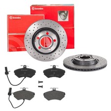 BREMBO BREMSSCHEIBEN Ø280MM + BREMSBELÄGE VORNE FÜR AUDI A4 B5 VW PASSAT B6 B7 