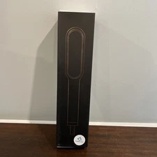 Hair Straightener Brush Ivory and Gold New Open Box