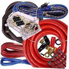 Complete 5000W Gravity 0 Gauge Amplifier Installation Wiring Kit Amp Pk2 0 Ga
