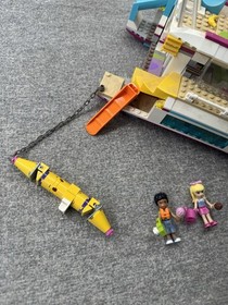 L Lego Friends Sunshine Catamaran, 41317 No Figs/Manual Missing Sail Incomplete