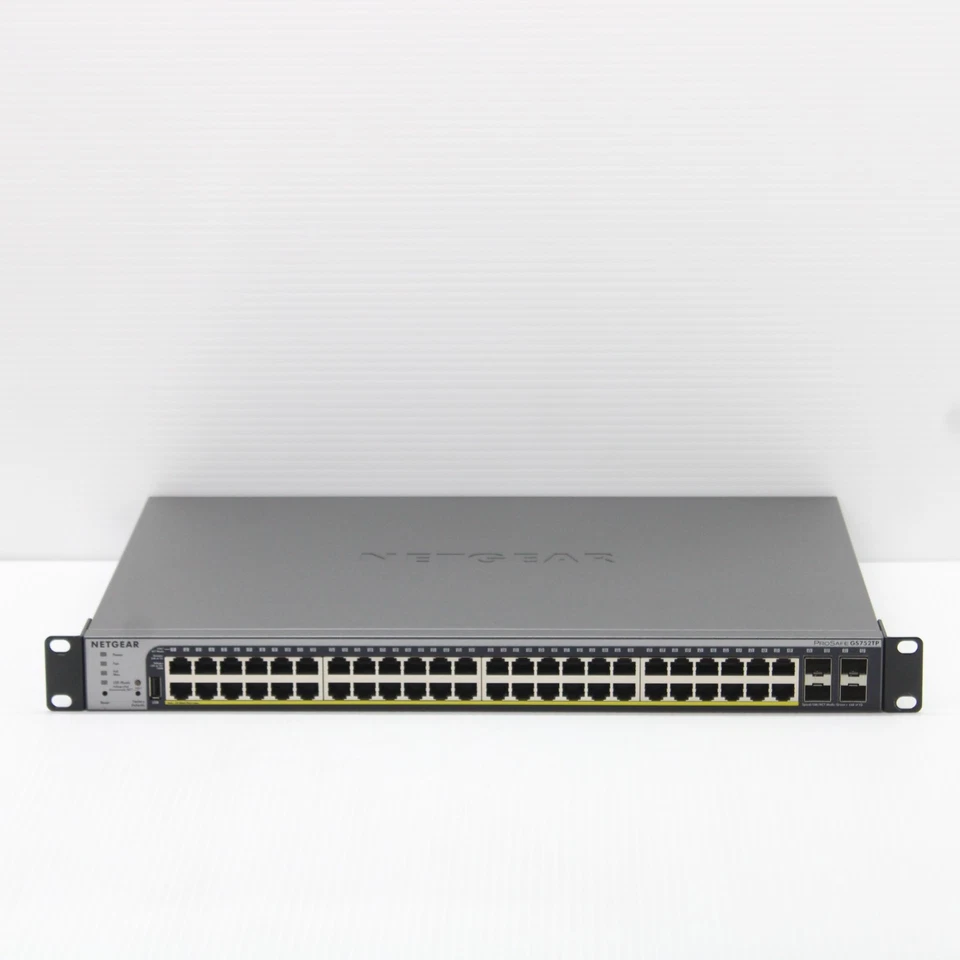 Netgear ProSafe GS752TP Smart Switch 48 Port 1Gbps Gigabit PoE and 4 Gb SFP - Image 2 of 4