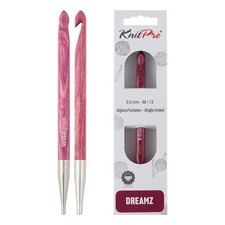 KnitPro Dreamz Afghan/Tunisian Crochet Hook US Size M 9mm