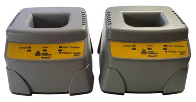 LOT OF 2~Avery Dennison Monarch 9462 Li Battery Charger(MISSING AC ADAPTER)