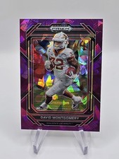 2023 Panini Prizm Draft Picks - David Montgomery #25 Purple Ice Prizm /149