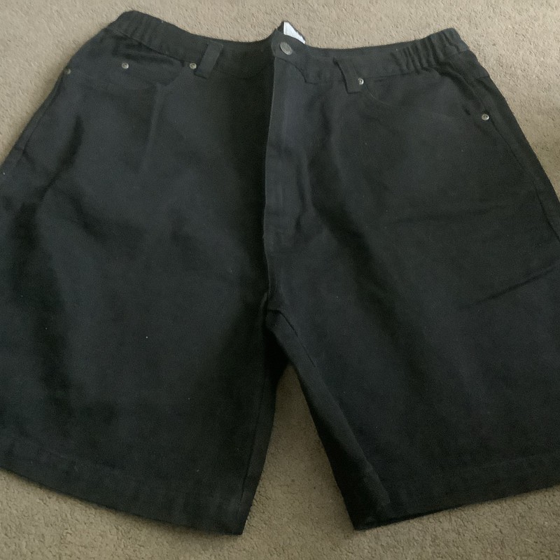 King Size Black Denim Shorts Size 44 Men’s