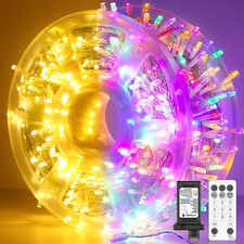 246FT 600 LED Color Changing Christmas Lights Outdoor Plug In