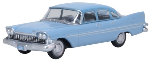 OXFORD 1/87 1959 PLYMOUTH SAVOY SEDAN POWDER BLUE 87PS59003