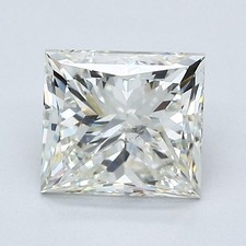Princess Cut 1.56 Carat Cert. GIA Natural Mined Diamond Loose K color I1 clarity 2060.23 per carat
