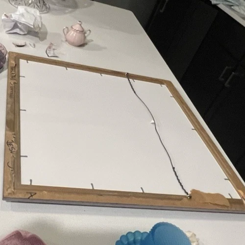 Impresión artística enmarcada y mate de Katherine Brown Jesús y el cordero lista para colgar Foto 3 de 4