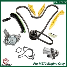 M272 Engine Timing Chain & Water Pump & Thermostat for Mercedes-Benz 3.0L 3.5L