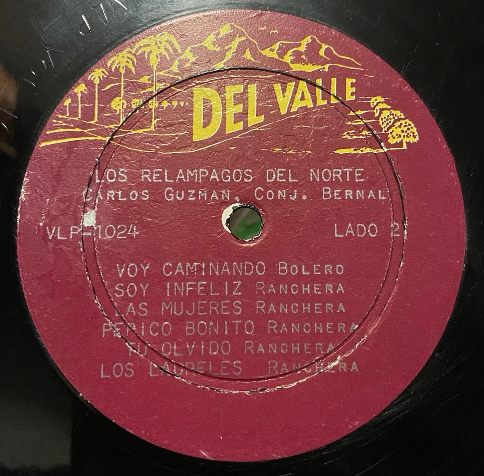 Los Relampagos Del Norte , Carlos Guzman , Conjunto Bernal LP MEGA RARE! Tejano - Image 4 of 4