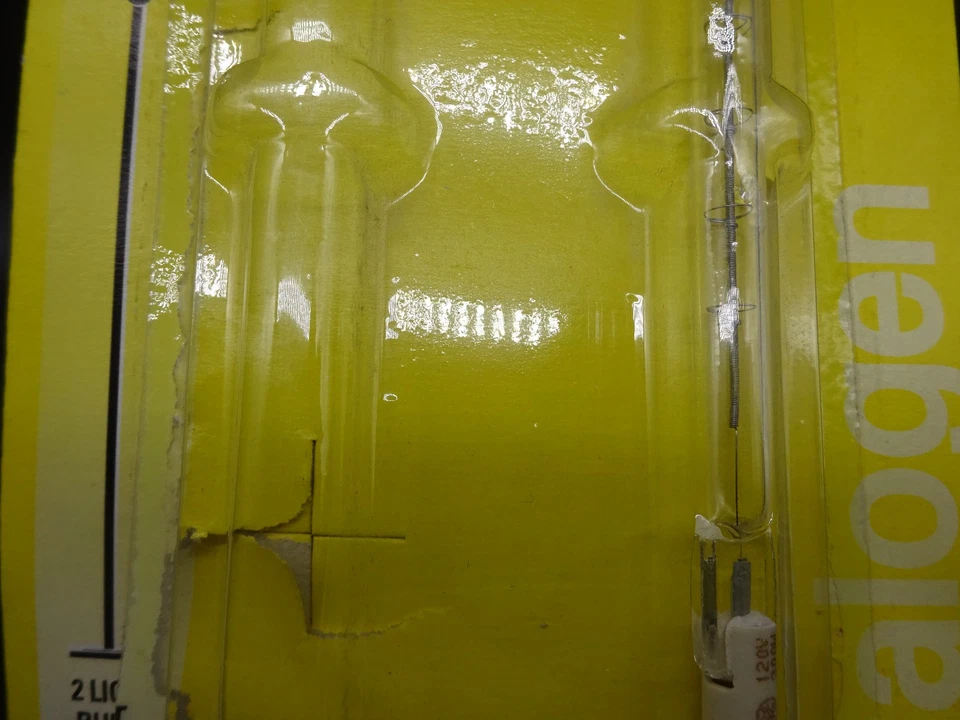 General Electric 118mm approx 6.5" Halogen Lamp 300W 120V Bulb Type T Double End - Image 2 of 3