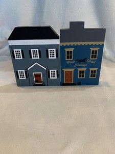 Cats Meow 2-piece Set Series 3 Allen Coe and Main St. Carriage Houses Wooden
