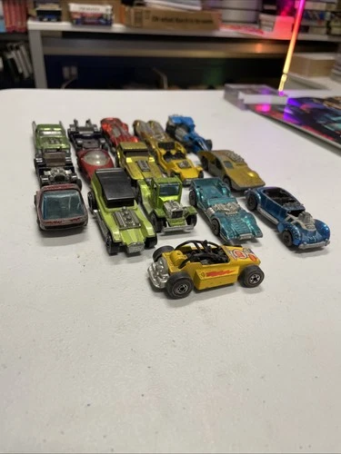 Vintage Hot Wheels Redline Lot Of 16 Nice Various Unrestored Cars See Pics