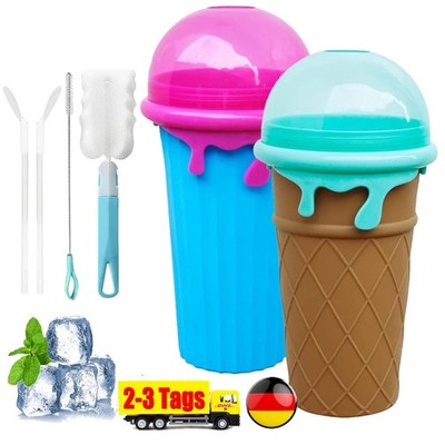 Slush Eis Becher Silikon Squeeze Cup Magic Slush Becher Partys Bars Smoothie Cup