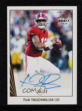 2020 Leaf Ultimate Draft 90 Gold 14/30 Tua Tagovailoa #90-TT1 Auto uk2