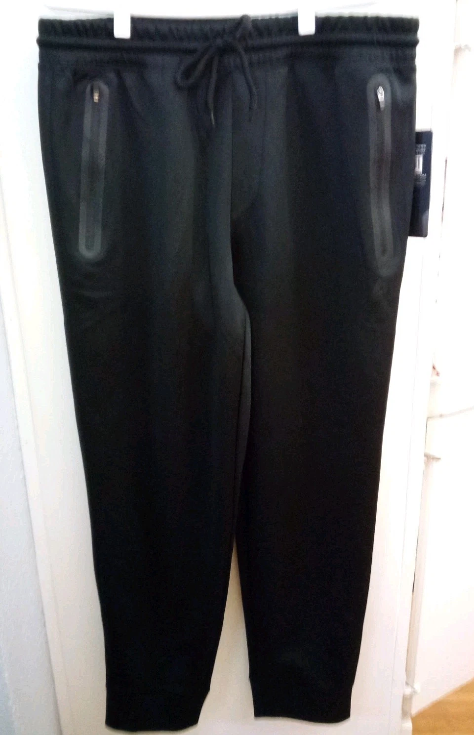 RBX Jogger Pants Mens Size Large Black Tapered Wicking Quick Dry Flexibility NWT