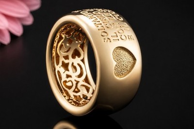 Wempe Herz Ring 750er Roségold Italienische Botschaft Himmel Sterne Meer Schmuck