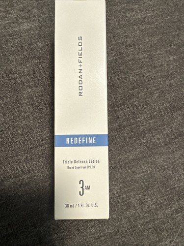 Rodan + Fields Redefine Triple Defense Lotion 3 AM SPF 30 Broad Spectrum Exp2027