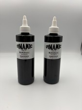 Dynamic Black Tattoo Ink 8OZ 2 Pack