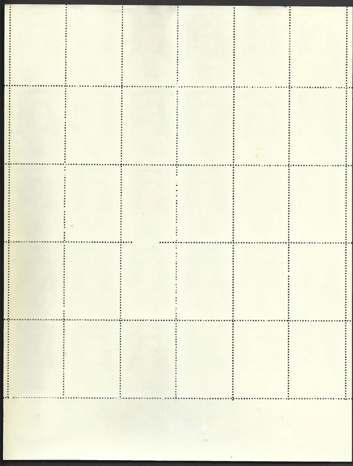 1977 Monarchists League Of Canada Queen Elizabeth II Silver Jubilee Sheet Of 30 - Image 2 of 2