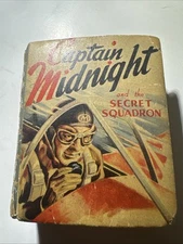 Captain Midnight and the Secret Squadron 1941 Big Better Little Book Vintage