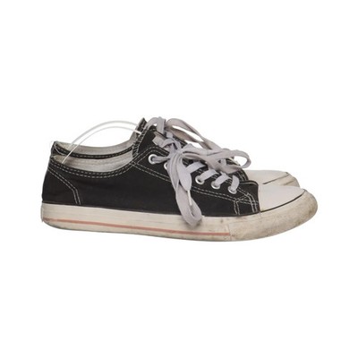 Lee Cooper, Canvas Sneaker, Größe: 41, model: cvs lo shoes, Schwarz/Weiß #MJt