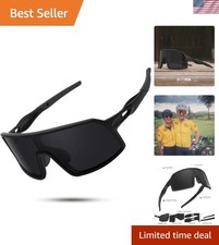 Polarized Sports Sunglasses for Men and Women Cycling Glasses UV Protection G...