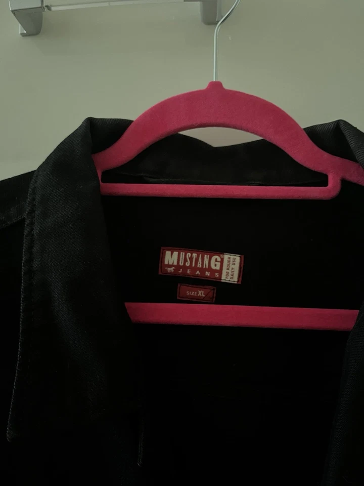 Mustang Jeans Übergangsjacke / Jeansjacke in Schwarz – Größe XL – Top Zustand - Bild 4 von 4