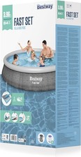 Bestway 13ft x 33" Round Fast Set Family Large Swimming Pool & Filter Pump BNIB