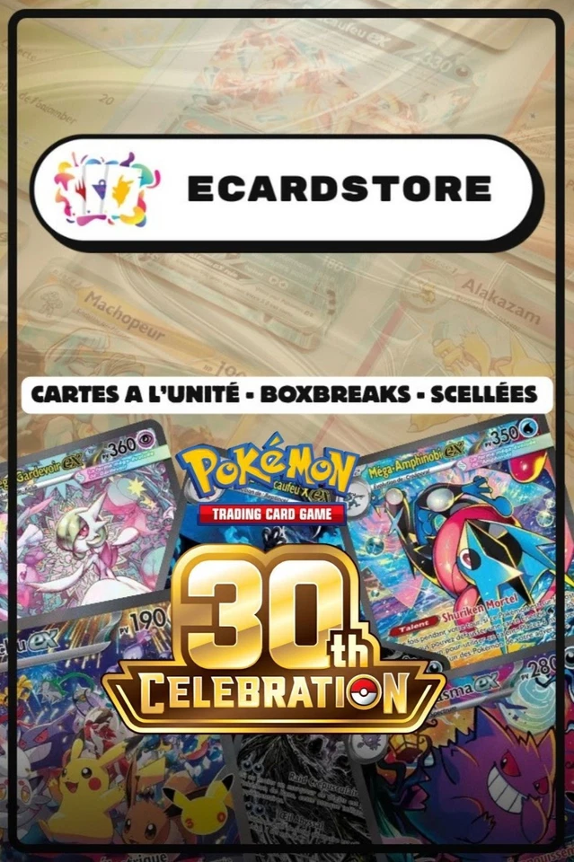 30 ans - Carte à l'unité - Scellé - Boxbreak