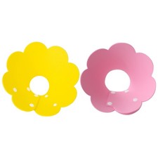  2 pièces en forme de fleur collier élisabéthain anti-lécher cou pour animaux de