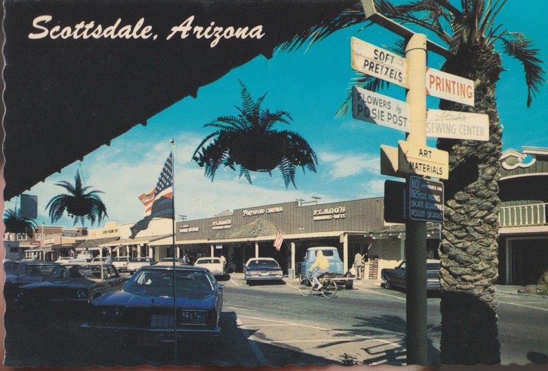 Vintage Postcard "Scottsdale, Arizona"