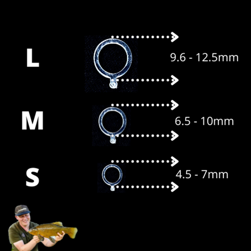 100*-Pellet-Bait Bands Elastic Transparent Band For Carp Coarse Fishing Tackle - Picture 9 of 12