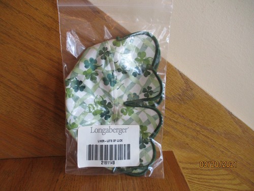 Longaberger Lots of Luck Basket Set St Patrick's Day schön! *Versand inklusive!* - Bild 9 von 12