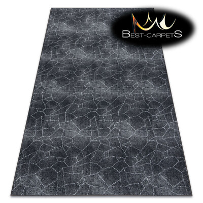 Toller moderner TEPPICHTEPPICH ''STONE'' Marmor GRAU Spannteppich beste Qualität