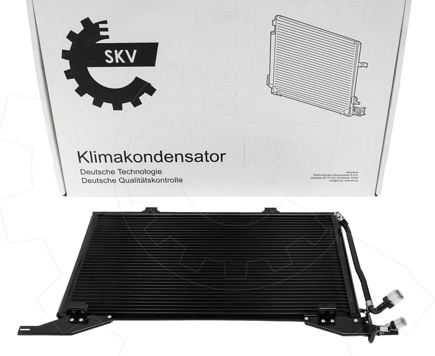 Condensateur climatisation A2108300370 Mercedes W210 pour des trajets au frais