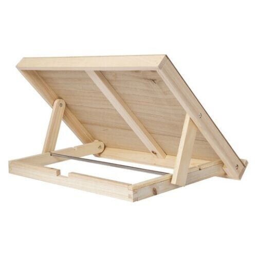 Art Drawing Board Wood Stand Table Adjustable 16in x 12in Artist