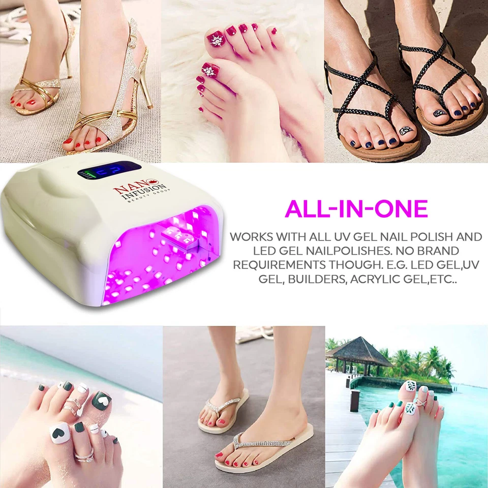 96 W Wireless Plasma LED NON UV Nail Lamp Nail Dryer - Image 2 of 4